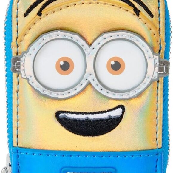 Despicable Minions Accordion Wallet Vegan Leather Zip Around Card Holder - Picture 1 of 2